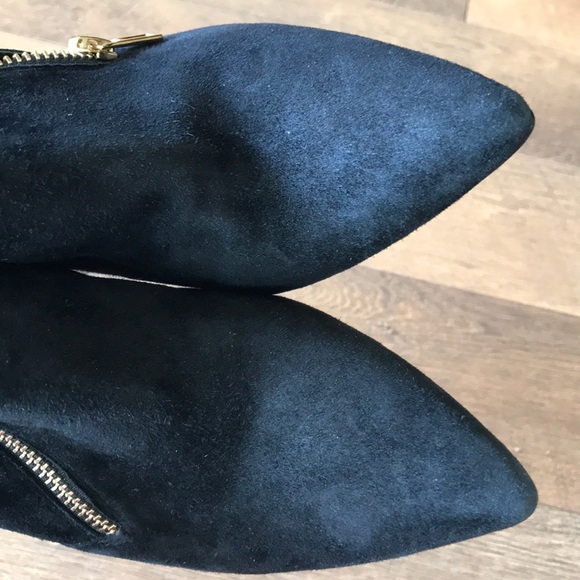 Cole Haan open back suede heels in size 7B - Picture 5 of 8